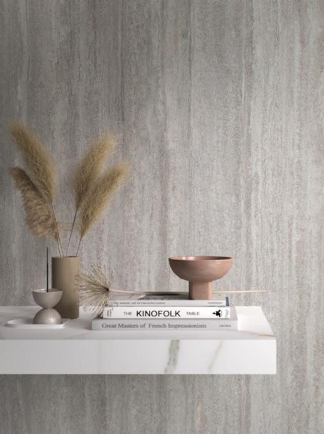 Travertine Silver